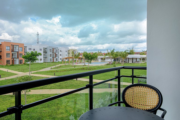 Apartamento con piscina, gimnasio y acceso a playa