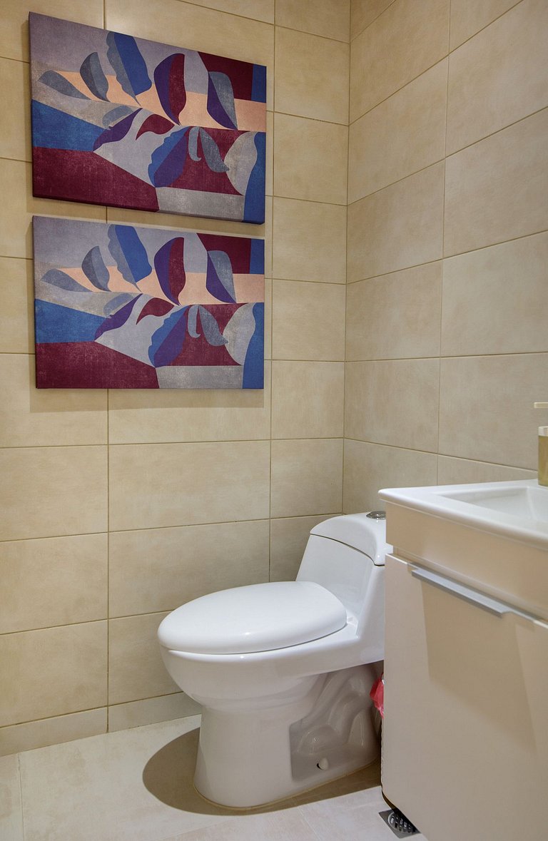 Apartamento con piscina, gimnasio y acceso a playa
