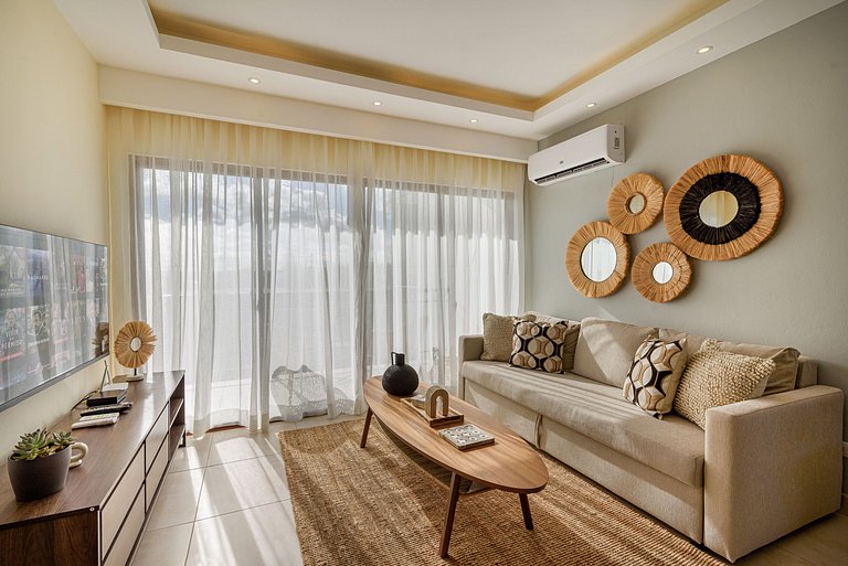 Piscina, 1 habitación, cerca Downtown Punta Cana