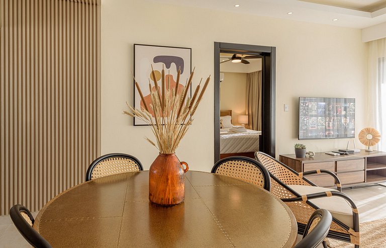 Piscina, 1 habitación, cerca Downtown Punta Cana