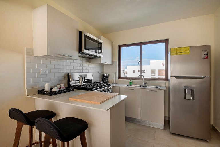 Piscina, 1 habitación, cerca Downtown Punta Cana