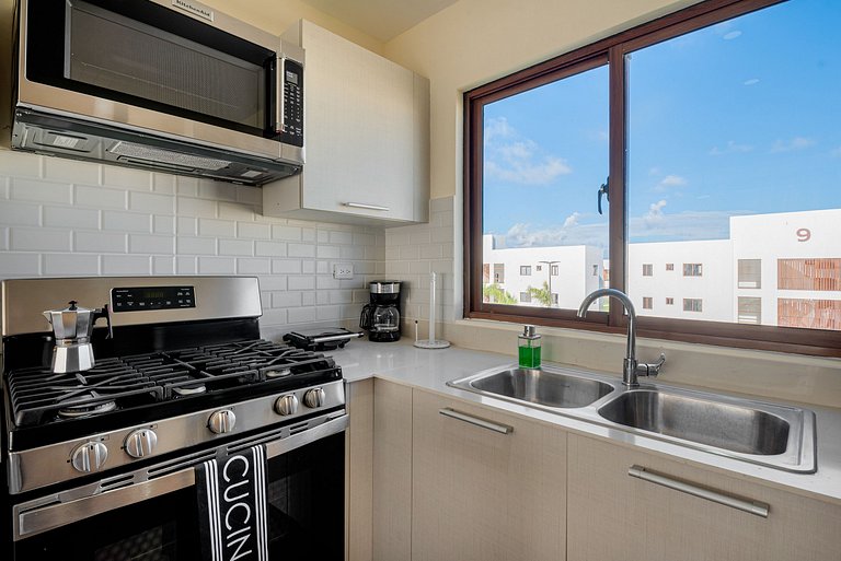 Piscina, 1 habitación, cerca Downtown Punta Cana