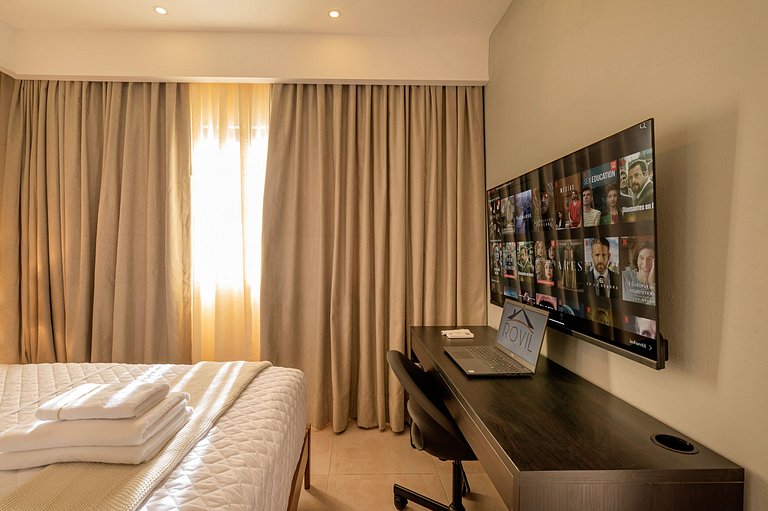 Piscina, 1 habitación, cerca Downtown Punta Cana