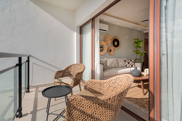 Piscina, 1 habitación, cerca Downtown Punta Cana