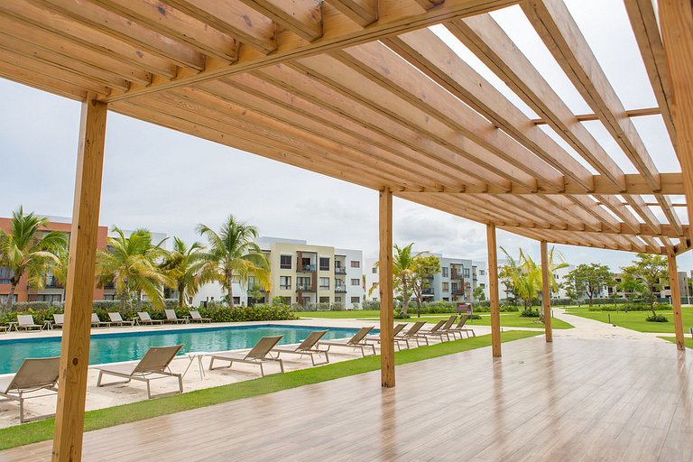 Apartamento piscina y acceso a playa en Punta Cana