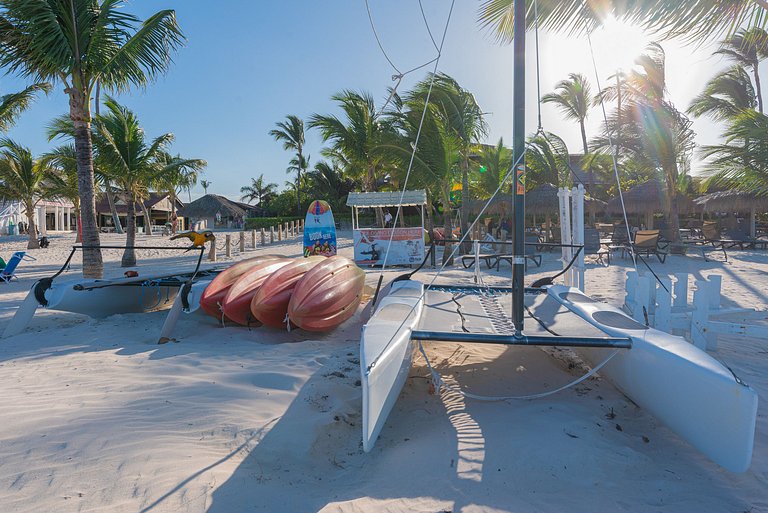 2 habitaciones, Piscina, gym, playa a 7 minutos