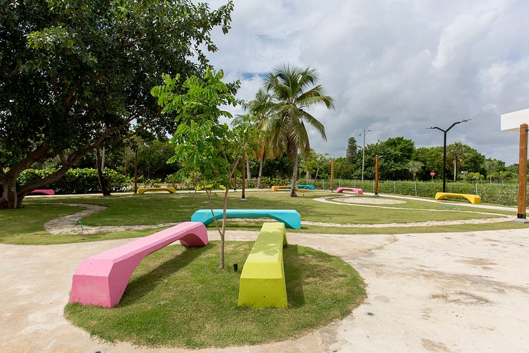 1 habitación, estilo lujoso y vista a la piscina