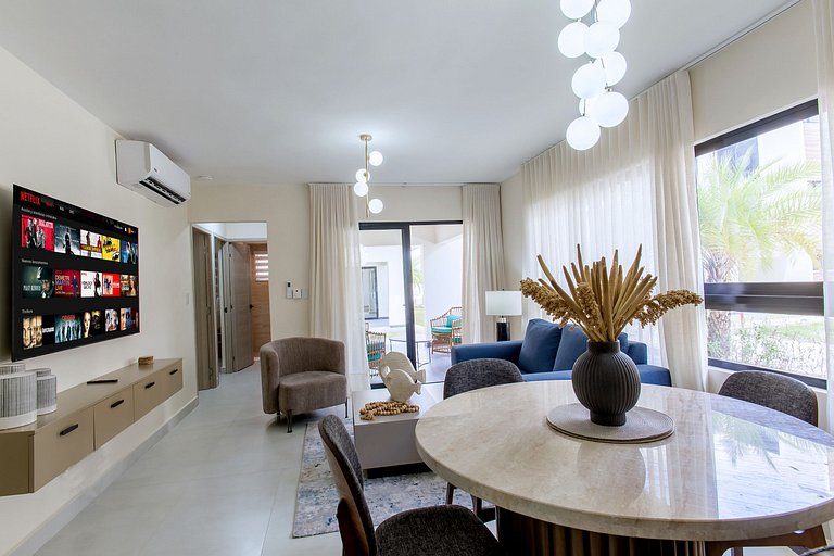 2 habitaciones con piscina 6 minutos del Downtown