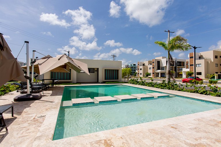 2 habitaciones con piscina 6 minutos del Downtown