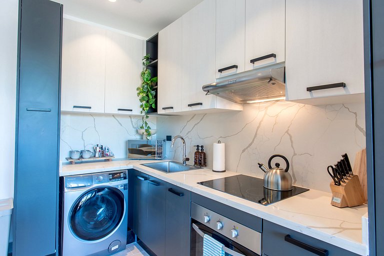 5 minutos Downtown 1 habitación piscina gimnasio