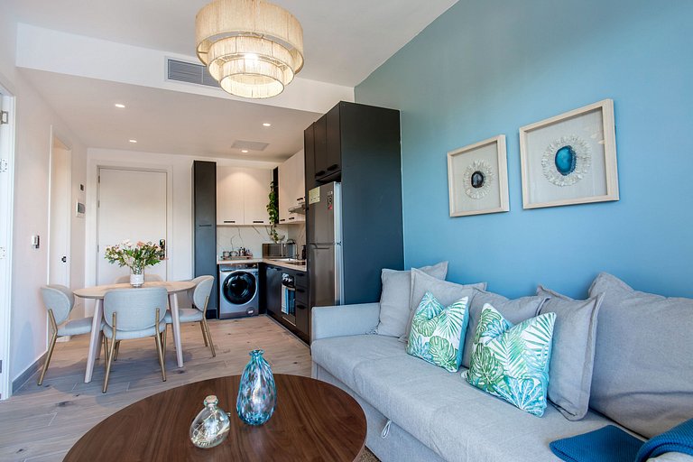 5 minutos Downtown 1 habitación piscina gimnasio