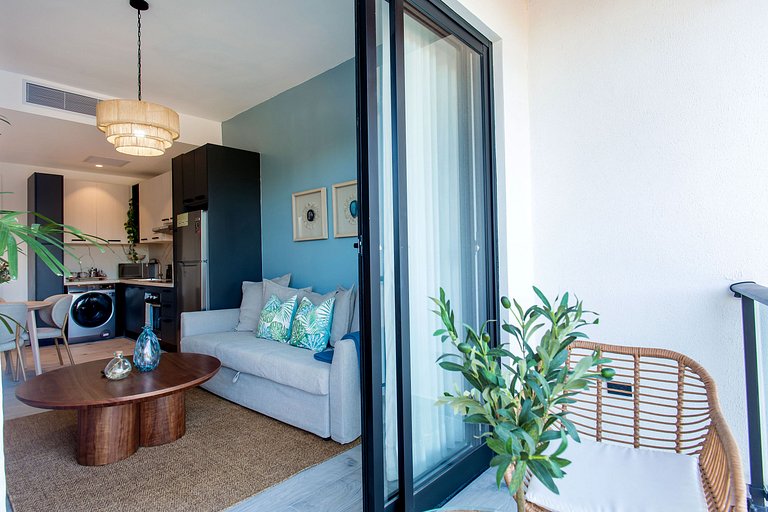 5 minutos Downtown 1 habitación piscina gimnasio