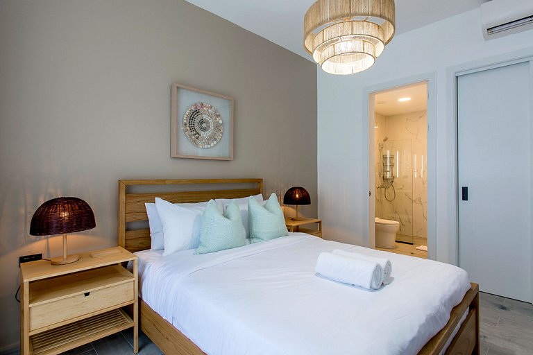 5 minutos Downtown 1 habitación piscina gimnasio