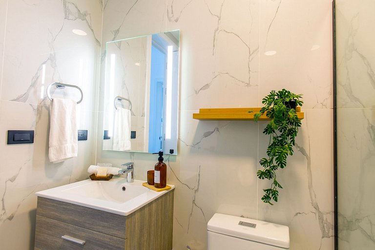 5 minutos Downtown 1 habitación piscina gimnasio