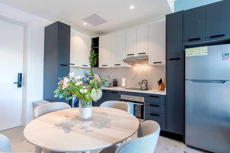 5 minutos Downtown 1 habitación piscina gimnasio