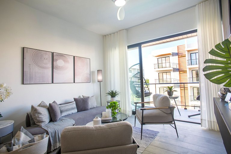 2 habitaciones, lujo, vista a la piscina, gimnasio