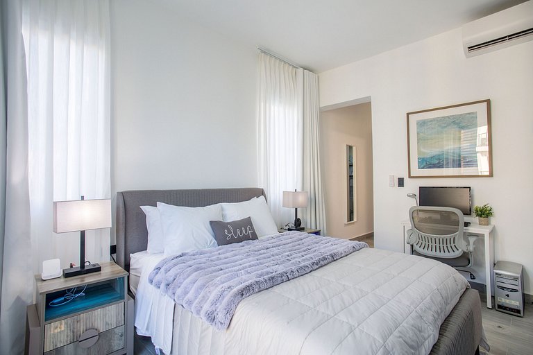 2 habitaciones, lujo, vista a la piscina, gimnasio