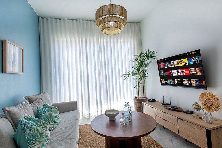 5 minutos Downtown 1 habitación piscina gimnasio