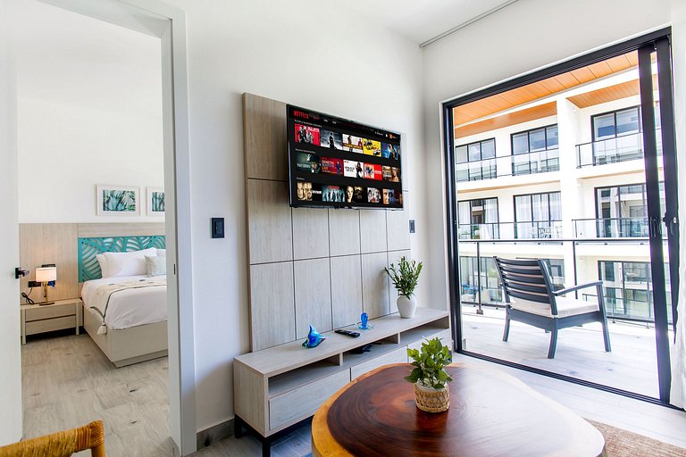 Apartamento de 1 Habitación con Vista a la Piscina