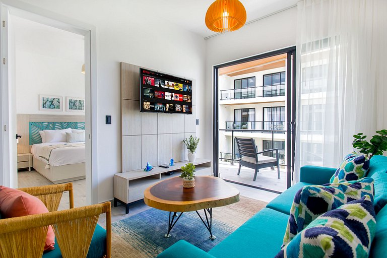 Apartamento de 1 Habitación con Vista a la Piscina