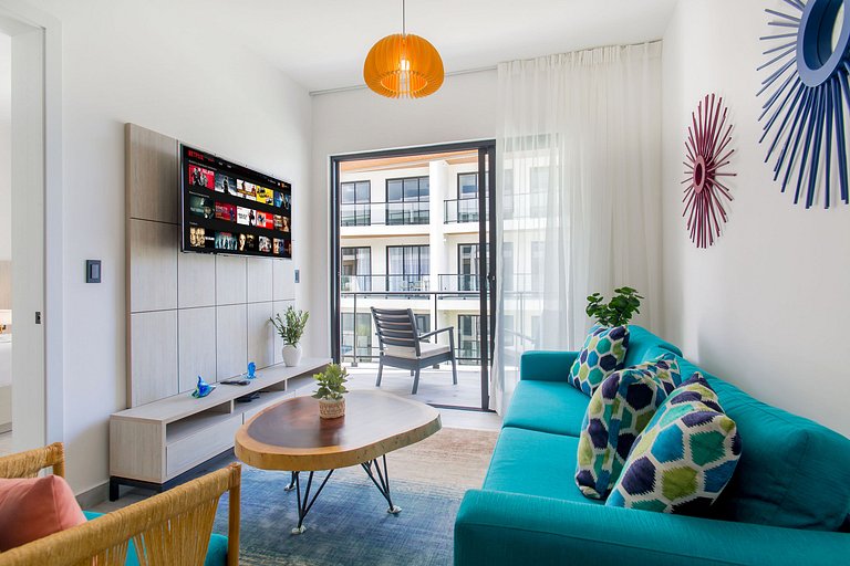 Apartamento de 1 Habitación con Vista a la Piscina