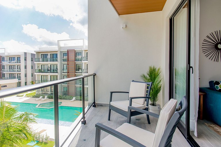 Apartamento de 1 Habitación con Vista a la Piscina