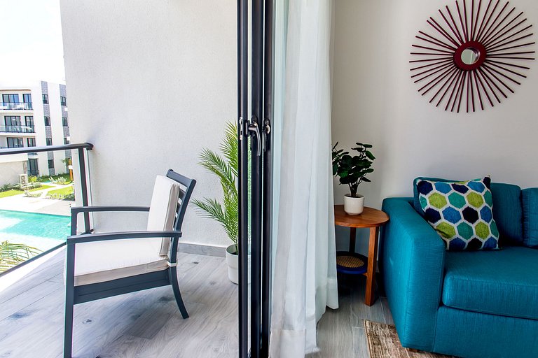 Apartamento de 1 Habitación con Vista a la Piscina