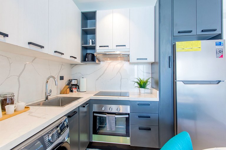 Moderno de 1 Habitación Piscina y Gimnasio