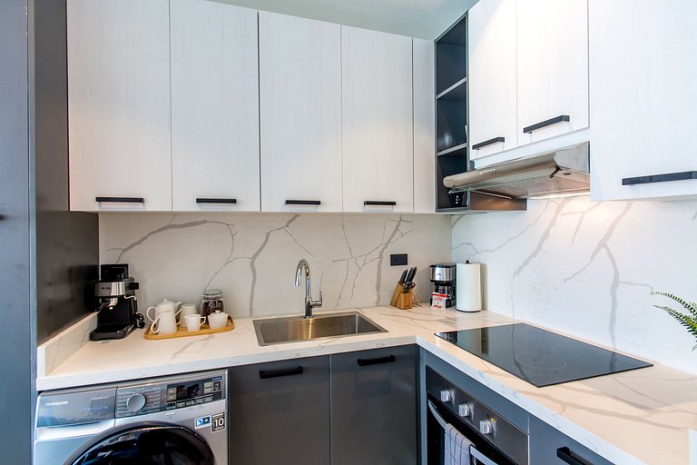 Moderno de 1 Habitación Piscina y Gimnasio