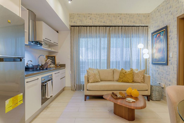 Exclusivo 1BR en Bella Vista Piscina Último Piso