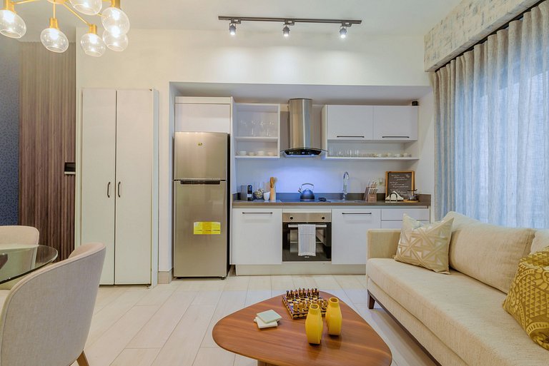 Exclusivo 1BR en Bella Vista Piscina Último Piso