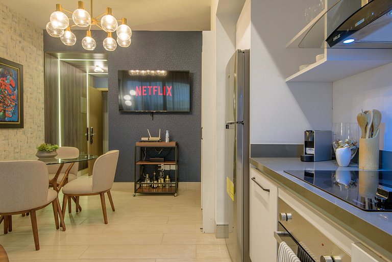 Exclusivo 1BR en Bella Vista Piscina Último Piso