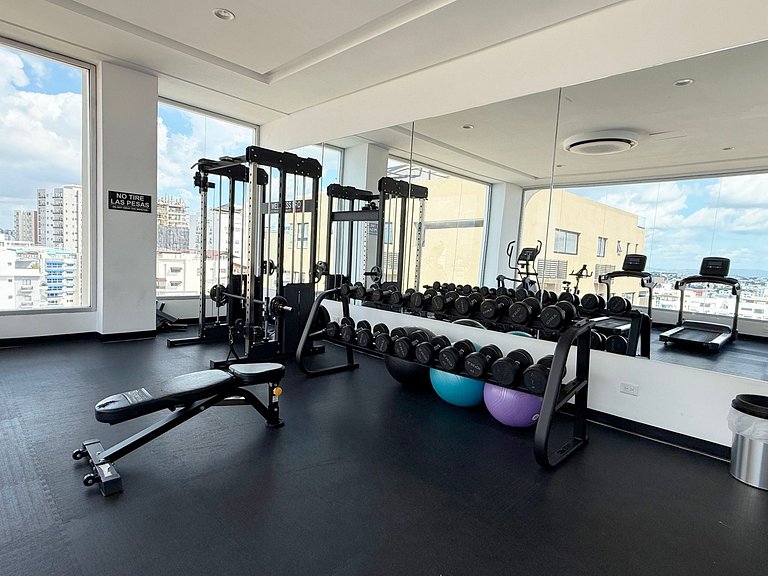 Exclusivo 1BR en Bella Vista Piscina Último Piso