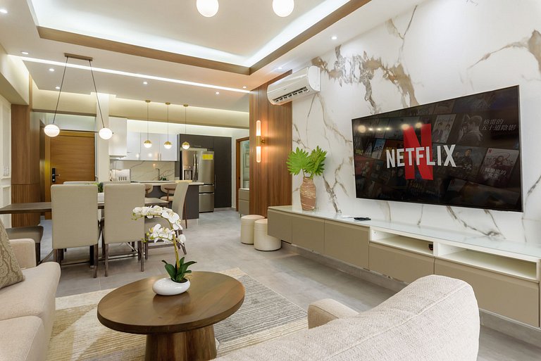 Lujo y Exclusividad 2BR Torre Piscina y Gimnasio