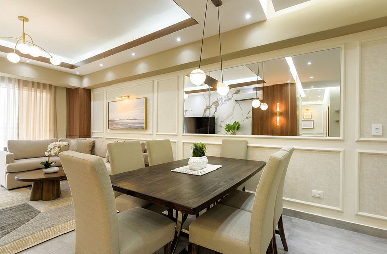 Lujo y Exclusividad 2BR Torre Piscina y Gimnasio