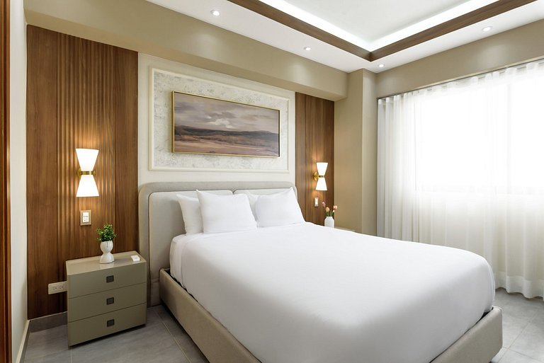 Lujo y Exclusividad 2BR Torre Piscina y Gimnasio