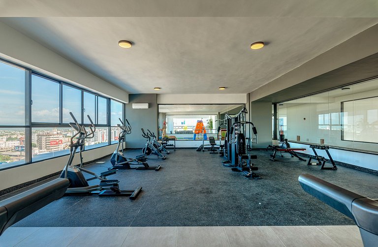 Lujo y Exclusividad 2BR Torre Piscina y Gimnasio