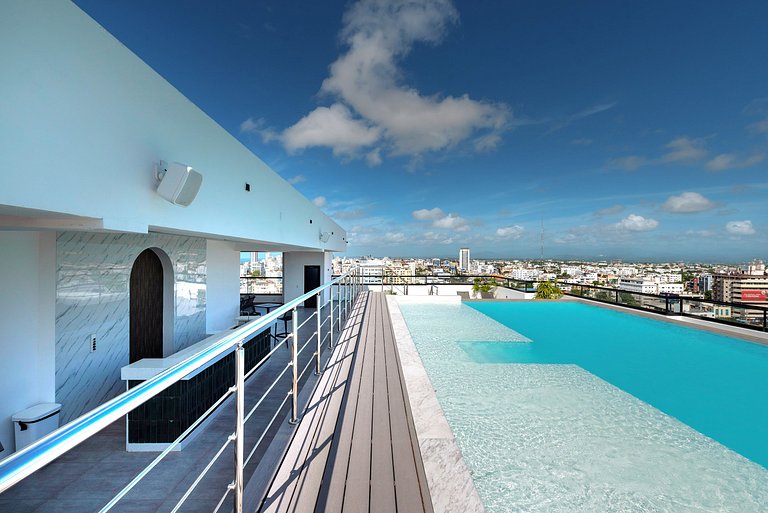 Lujo y Exclusividad 2BR Torre Piscina y Gimnasio