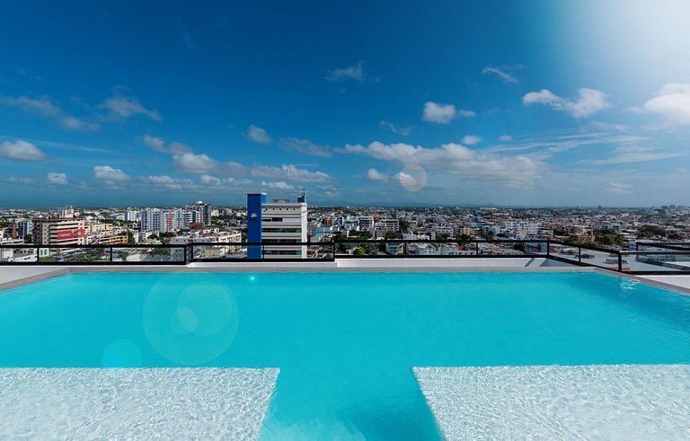 Lujo y Exclusividad 2BR Torre Piscina y Gimnasio