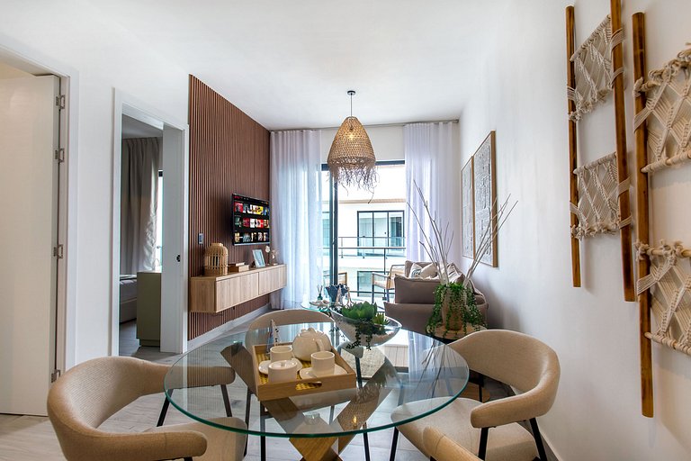 Moderno 1BR Piscina, Gimnasio y Cerca de Downtown