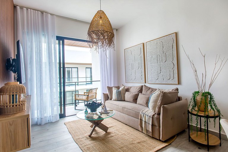 Moderno 1BR Piscina, Gimnasio y Cerca de Downtown