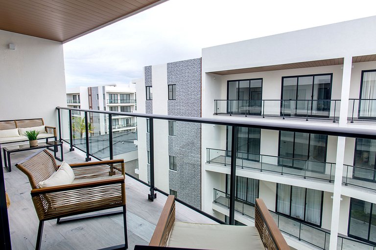 Moderno 1BR Piscina, Gimnasio y Cerca de Downtown