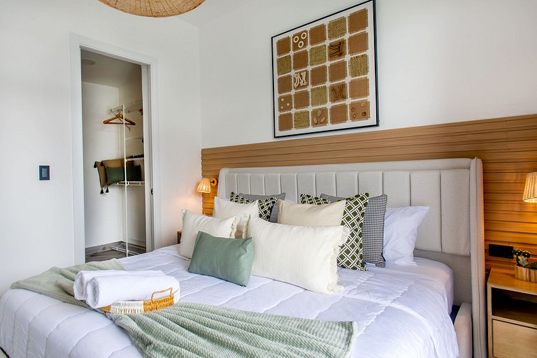 Moderno 1BR Piscina, Gimnasio y Cerca de Downtown