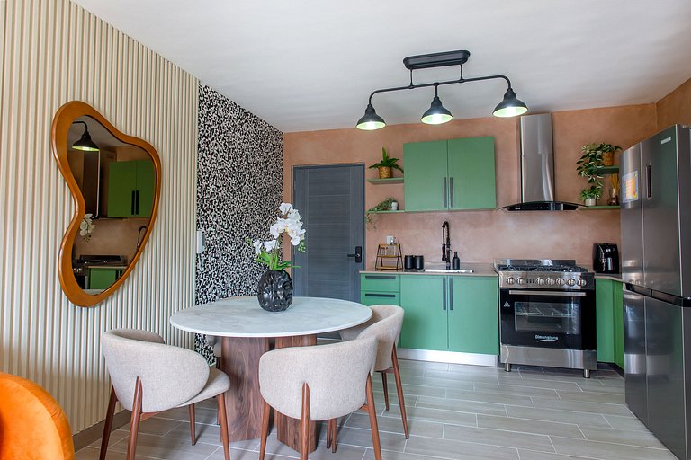 Moderno 2 habitaciones con piscina y elevador