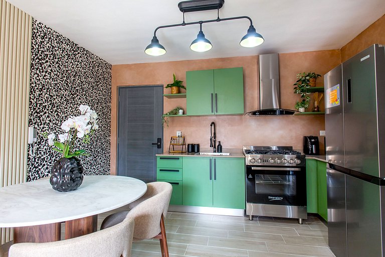 Moderno 2 habitaciones con piscina y elevador