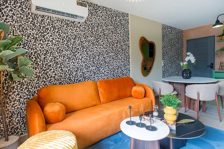 Moderno 2 habitaciones con piscina y elevador