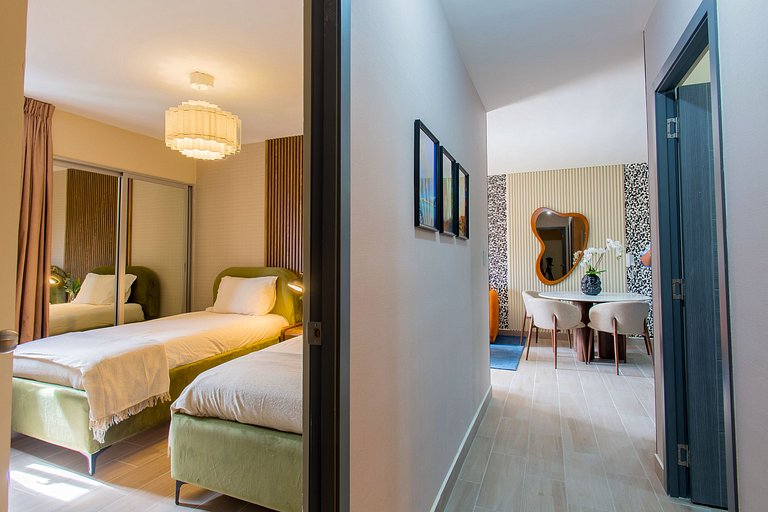 Moderno 2 habitaciones con piscina y elevador