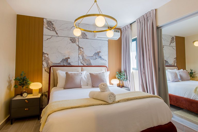 Moderno 2 habitaciones con piscina y elevador