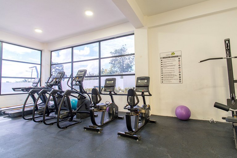 Moderno 2 habitaciones con piscina y elevador