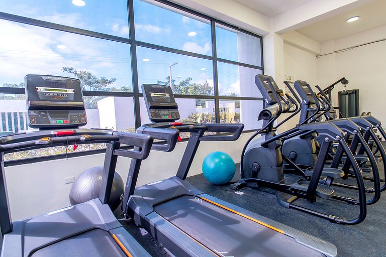 Moderno 2 habitaciones con piscina y elevador